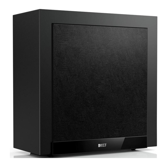 KEF T Serie Manuales