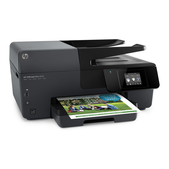 HP Officejet Pro 6830 Manuales