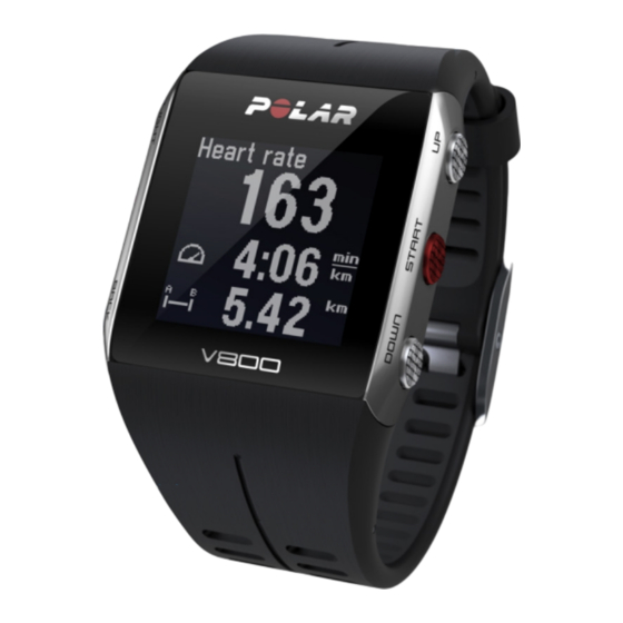 Polar V800 Manual De Usuario