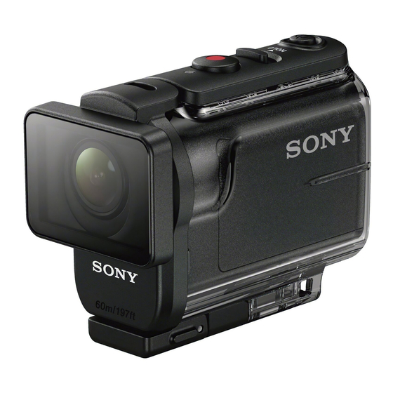 Sony HDR-AS50 Manual De Instrucciones