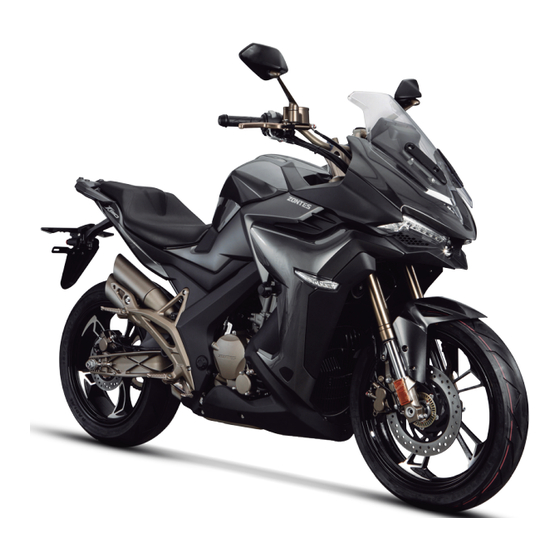 Beta Motorcycles ZONTES-X310 Manual De Usuario