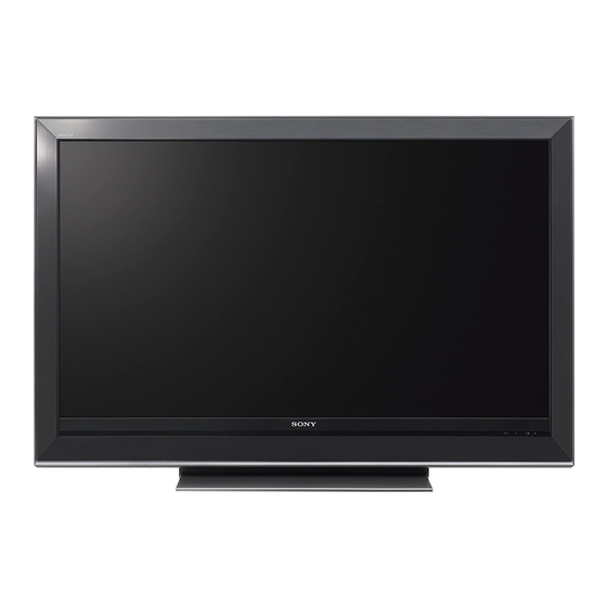 Sony BRAVIA KDL-40W3000 Manual De Instrucciones