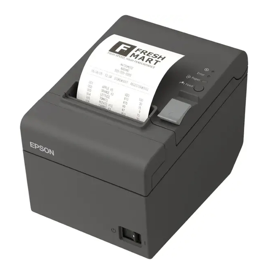 Epson TM-T20 Guia De Instalacion