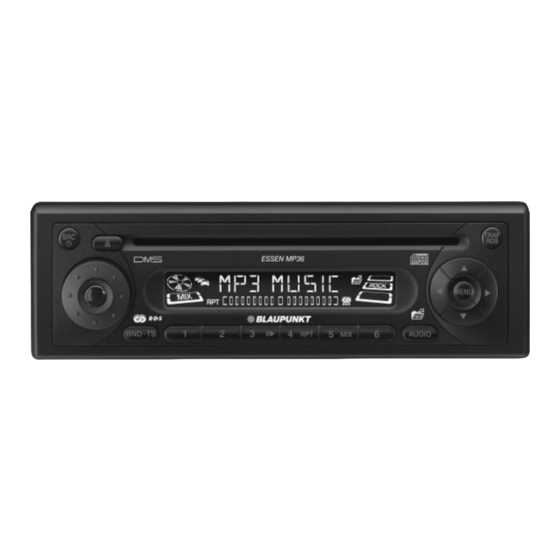 Blaupunkt Essen MP36 Instrucciones De Manejo