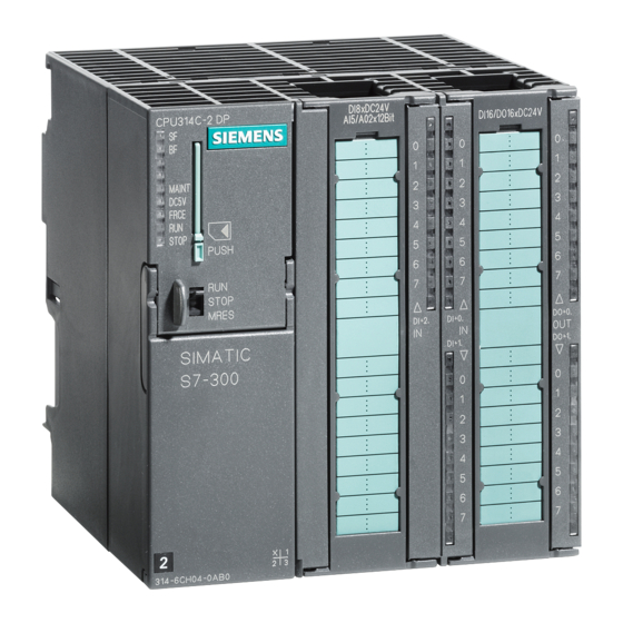 Siemens SIMATIC S7-300 Manual De Montaje Y De Manejo
