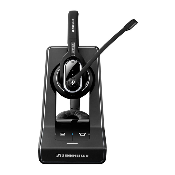 Sennheiser SD Serie Instrucciones De Uso