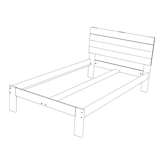 Muebles LUFE TESTA CAMA 105 Instrucciones Montaje