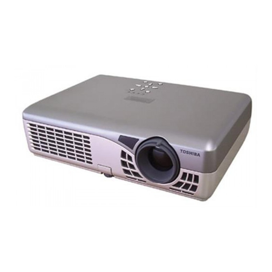 Toshiba TLP-T50M Manual Del Propietário