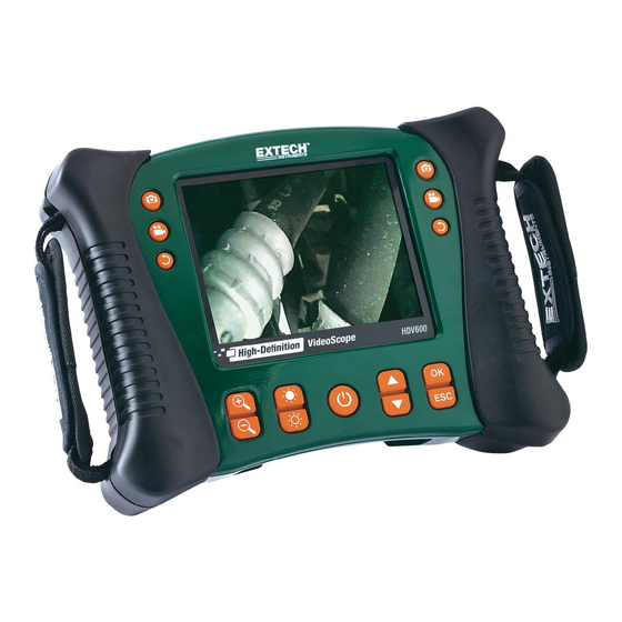 Extech Instruments HDV600 Manual Del Usuario