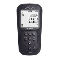 Horiba Scientific LAQUA-PD220 Manual De Instrucciones