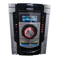 Sony MHC-GNX700 Manual De Instrucciones