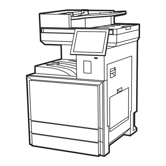 HP Color LaserJet Managed E786dn Manual De Instrucciones