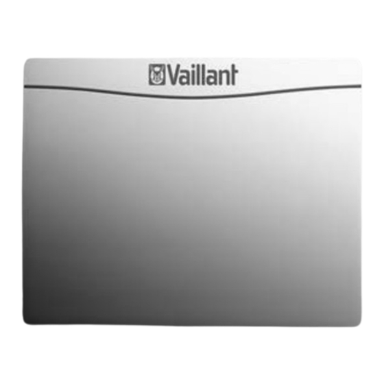 Vaillant VR 920 Instrucciones De Instalación