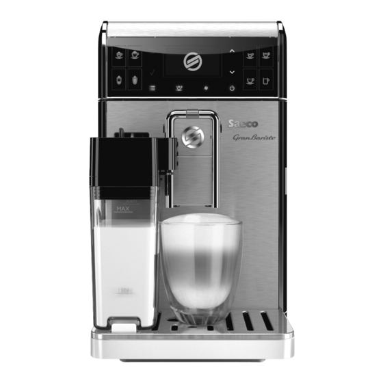 Saeco GranBaristo HD8966/01 Guía De Instrucciones Rápida