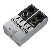 Behringer ULTRA-DI DI20 Manual Del Usuario