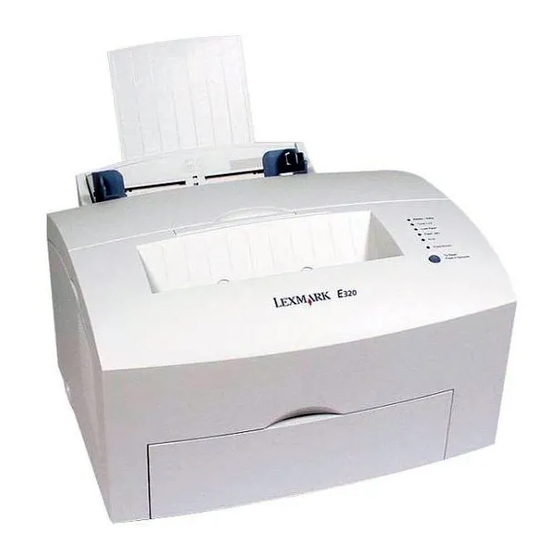 Lexmark E320 Manual Del Usuario