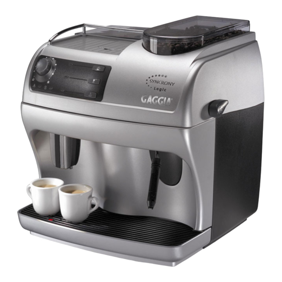 Gaggia SUP 020 Manuales