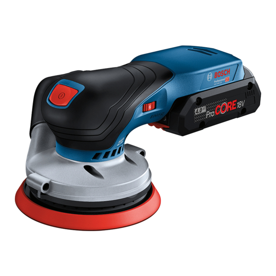 Bosch GEX 18V-125 Professional Manuales