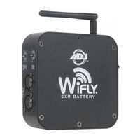 ADJ WIFLY EXR BATTERY Instrucciones De Usuario