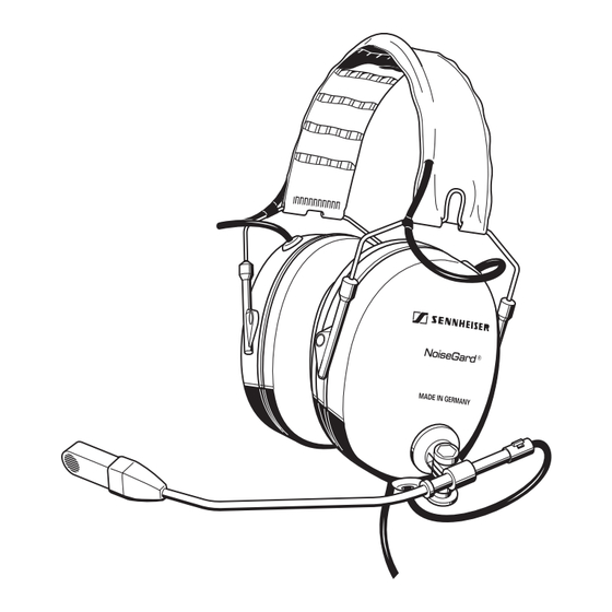 Sennheiser NoiseGard HMEC 200-III Manual De Instrucciones