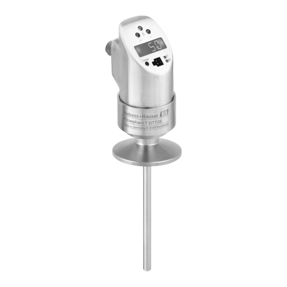Endress+Hauser Flowphant T DTT31 Manual De Instrucciones