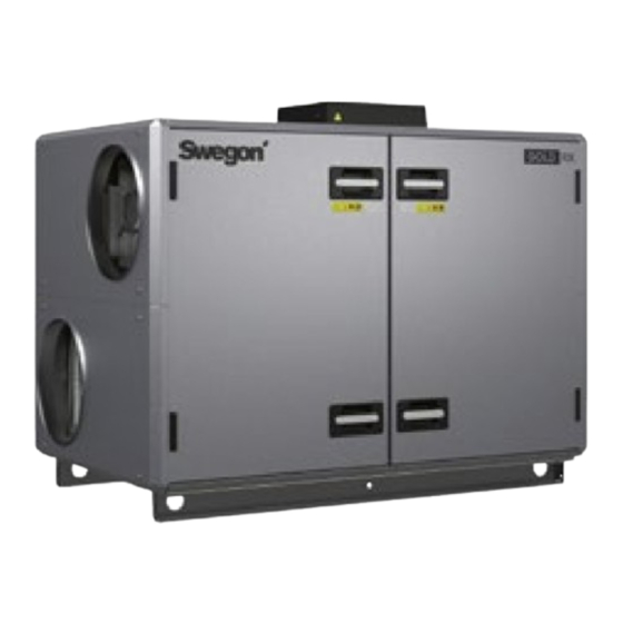 Swegon GOLD RX Instrucciones De Instalación