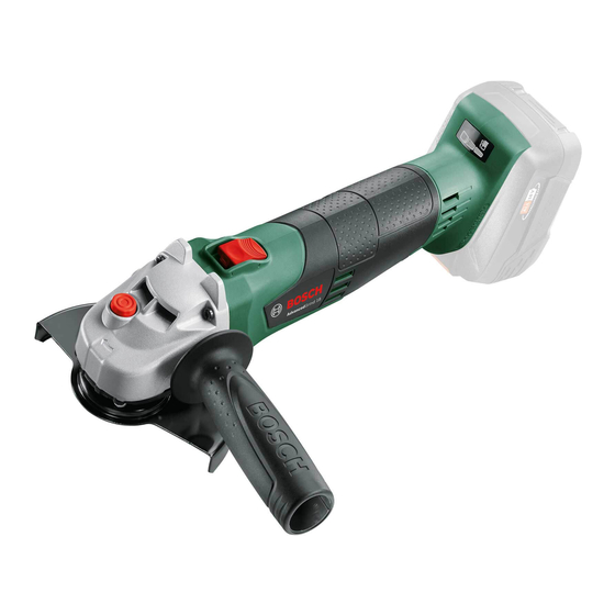 Bosch AdvancedGrind 18 Manual Del Usuario