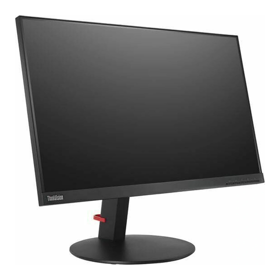 Lenovo ThinkVision T24i-10 Guia Del Usuario