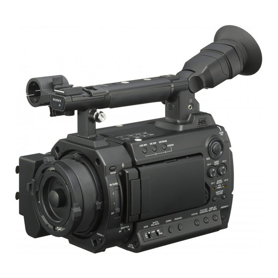 Sony PMW-F3K Manual De Instrucciones