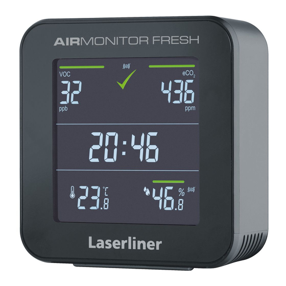 LaserLiner AirMonitor FRESH Manual De Instrucciones