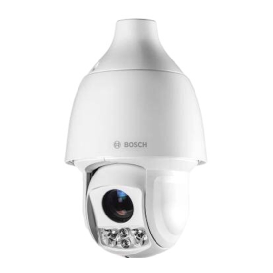 Bosch AUTODOME IP starlight 5100i IR Manual De Usuario