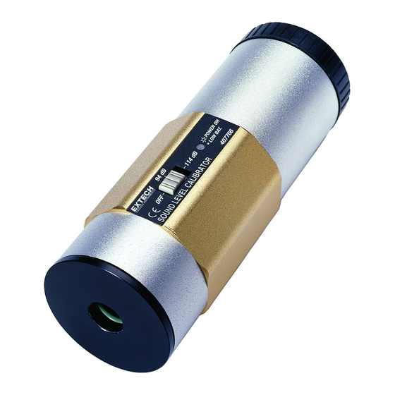 Extech Instruments 407744 Manual Del Usuario
