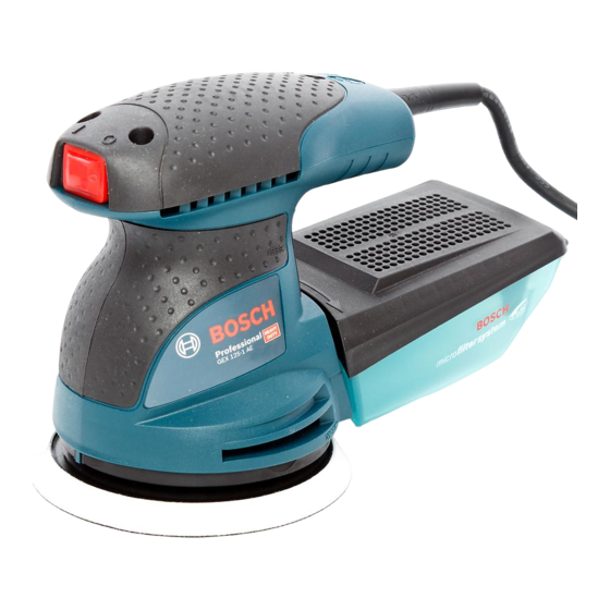 Bosch Professional GEX 125-1 A Manual Original