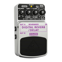 Behringer DR400 Manual De Instrucciones