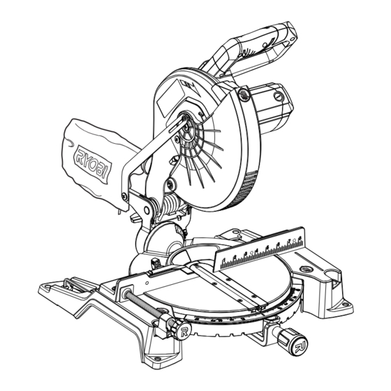 Ryobi TS1346 Manual Del Operador