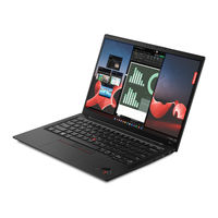 Lenovo ThinkPad X1 Guia Del Usuario