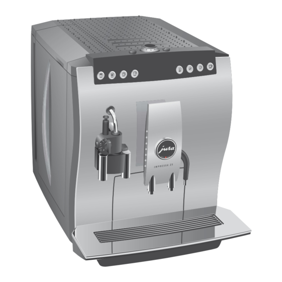 Jura IMPRESSA Z5 Generation II Manual De Instrucciones