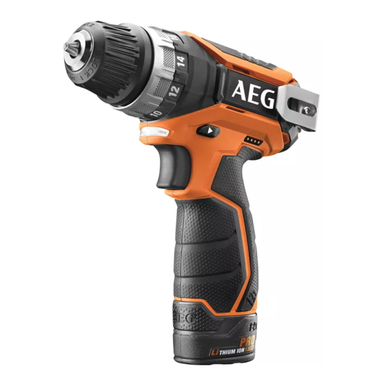 AEG BS 12C2 Manual Original
