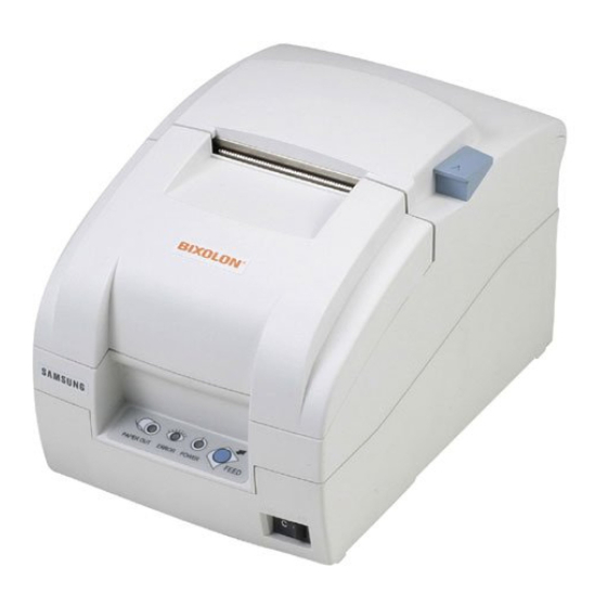 Samsung BIXOLON SRP-275 Manual Del Usuario