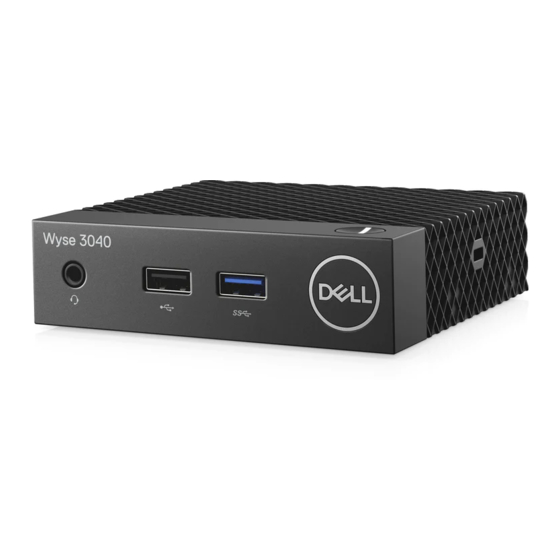 Dell Wyse 3000 Serie Guia De Inicio Rapido
