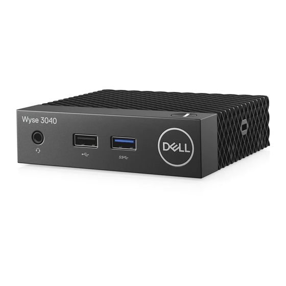 Dell Wyse 3000 Serie Guia De Inicio Rapido