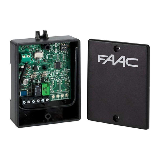 FAAC XR2 433 C Manual Del Usuario