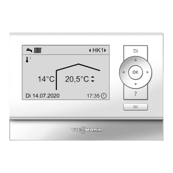 Viessmann VITOTROL 200-E Instrucciones De Servicio