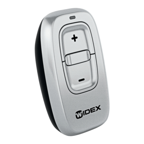 Widex RC-DEX Instrucciones De Uso