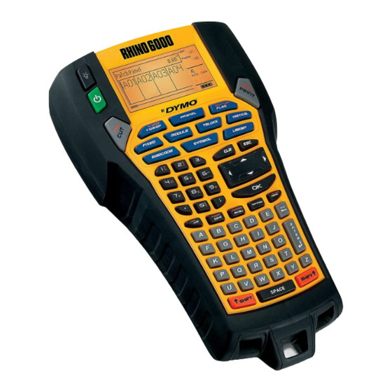 Dymo Rhino 6000 Guia Del Usuario