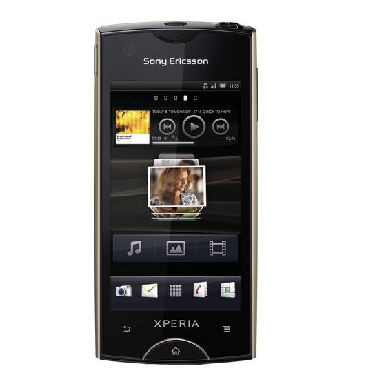 Sony Ericsson Xperia ray Guía Del Usuario Ampliada