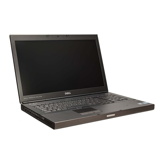 Dell Precision M6600 Manual Del Propietário