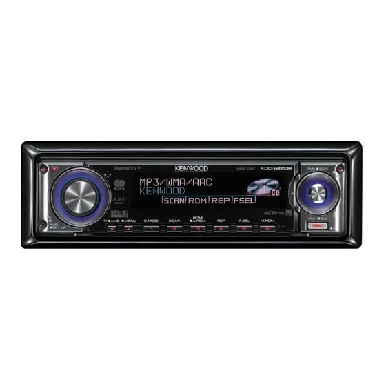 Kenwood KDC-W8534 Manual De Instrucciones