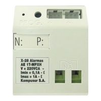 X-28 ALARMAS AE 1R-MPXH Manual De Producto