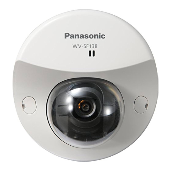 Panasonic WV-SF138 Guia De Instalacion